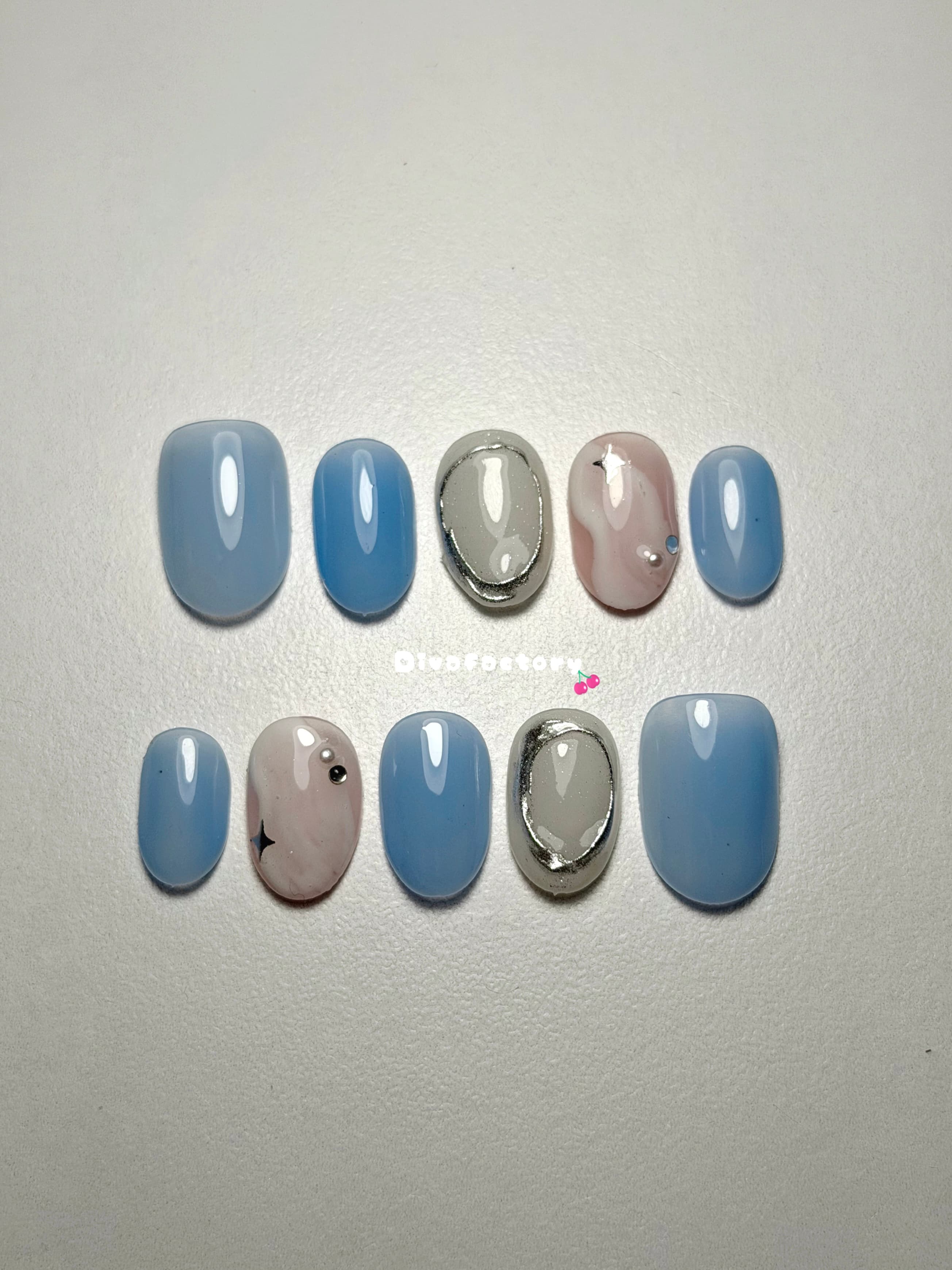 Neptune - Press on nail