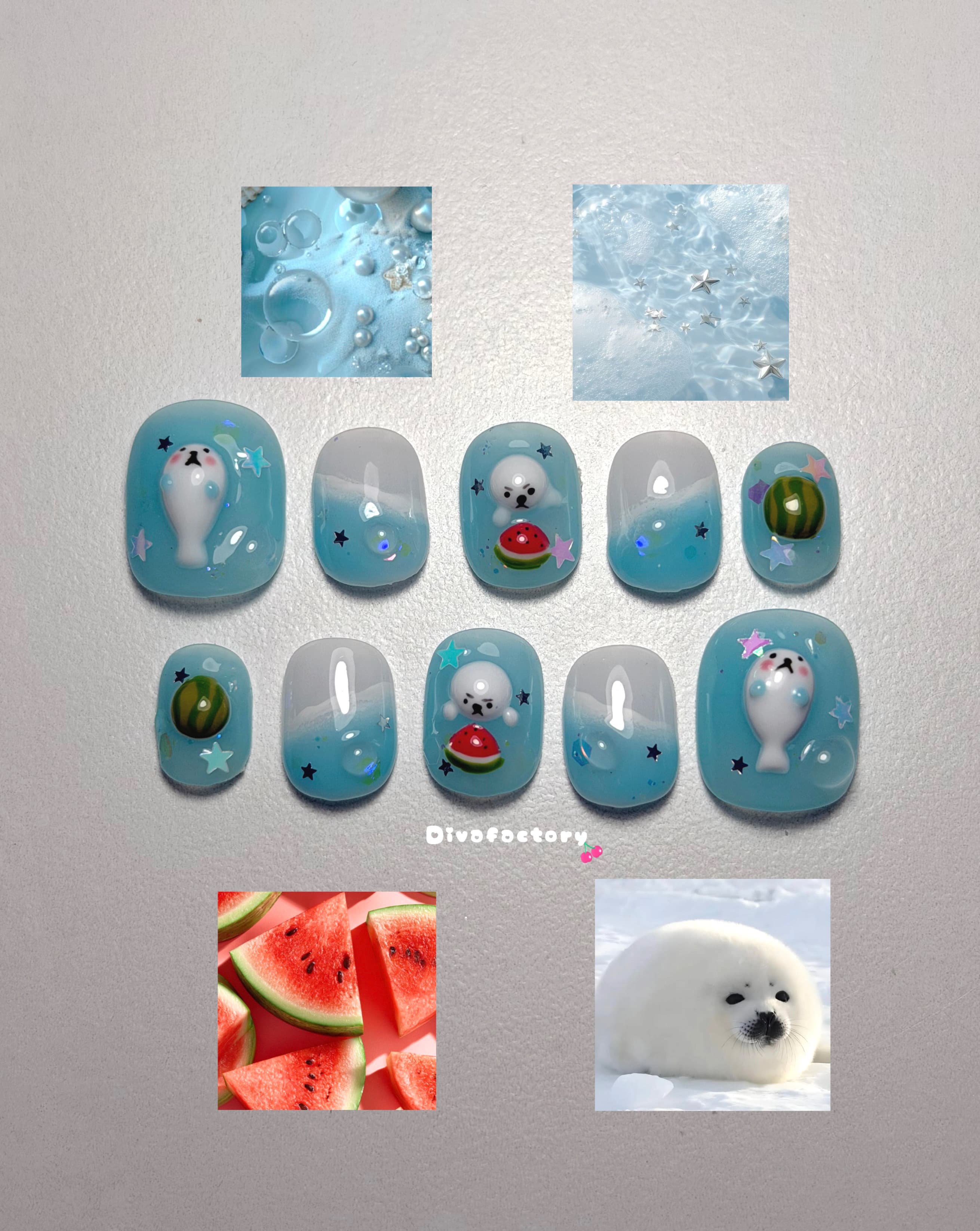 Cooling seal - Press on nails